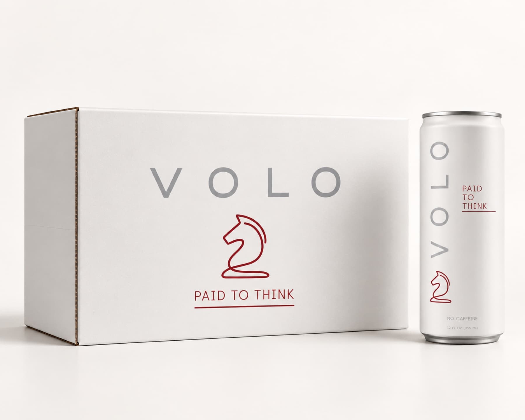 VOLO Cognitive Performance Drink 12-pack box with a can